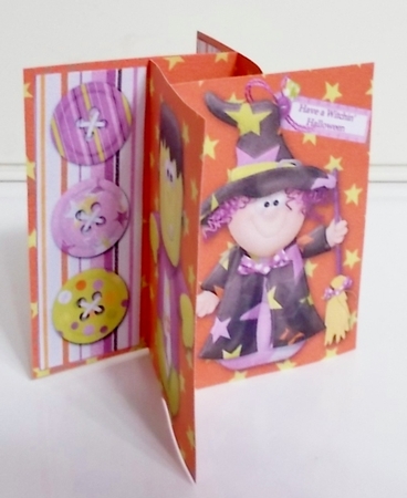 Halloween Pinwheel Card by Pam Stubley