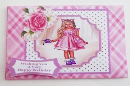 Sweet Little Flower Girl - Money Wallet by Pam Stubley