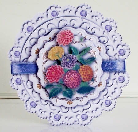 Lace Display 7 inch round - 5 by Pam Stubley