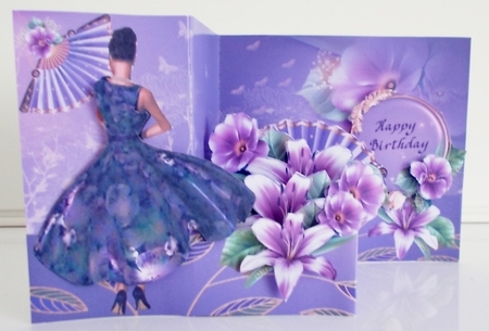 Lovely In Lilac-Z fold by Pam Stubley
