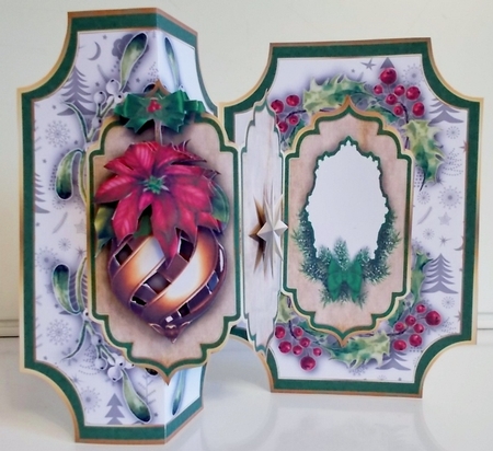 Shaped Z fold Christmas - 4 by Pam Stubley