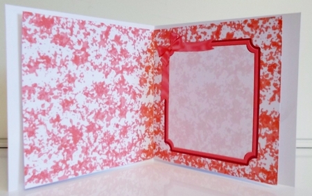 Peachy Red Splash Insert by Pam Stubley