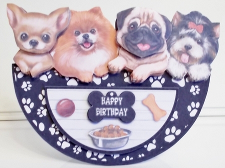 POCKET PUPPIES rocker card 1 by Pam Stubley