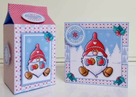 Cookie Gnome Treat Box/Milk Carton by Pam Stubley
