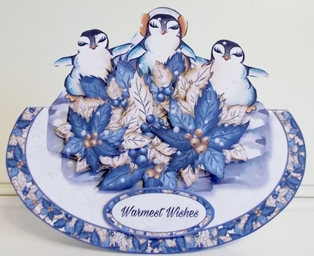 Penguins Day Out Rocker Card-1 by Pam Stubley