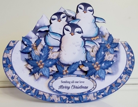 Penguins Day Out Rocker Card-4 by Pam Stubley