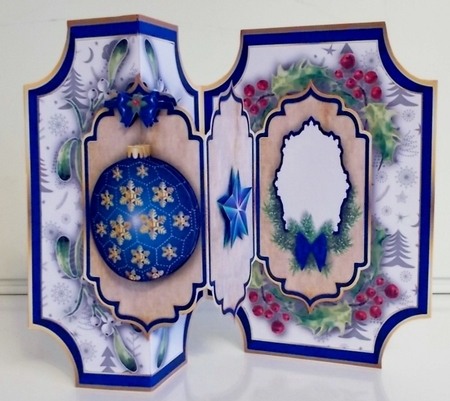 Shaped Z fold Christmas - 10 by Pam Stubley