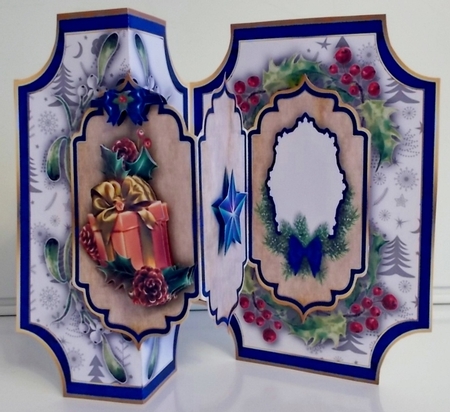Shaped Z fold Christmas - 12 by Pam Stubley
