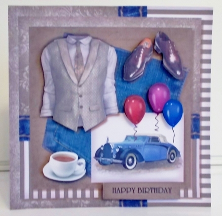 4 Male Cards Kit by Pam Stubley