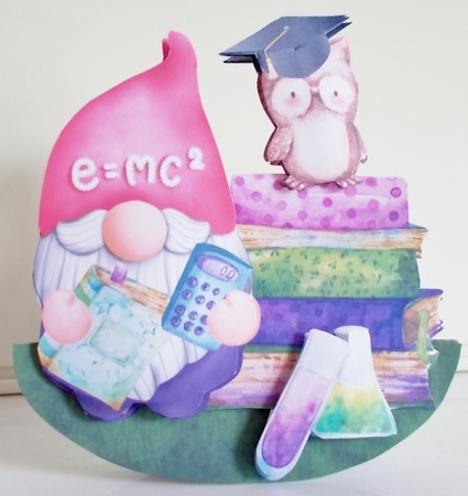 Gnome Place Like School 5 Rocker Card Mini Kit by Pam Stubley