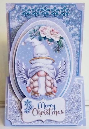 Gnoel the Angel did Say 2 - Upright Z-fold Card Mini Kit by Pam Stubley