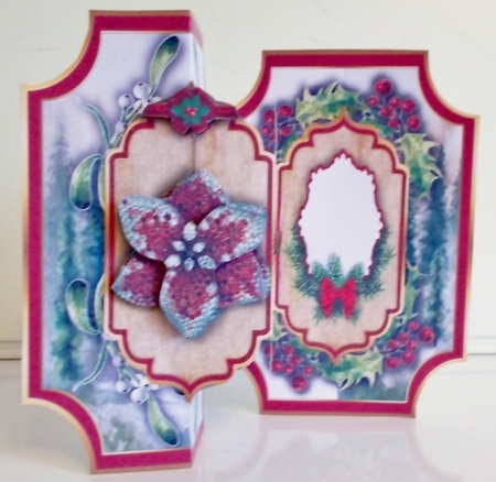 Shaped Z fold Christmas - 20 by Pam Stubley