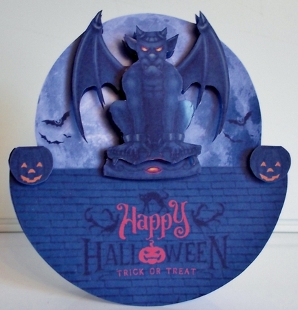 GARGOYLE ROCKER CARD by Pam Stubley