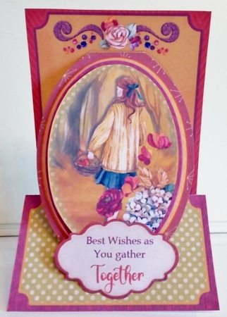 Autumn Days 1 - Upright Z-fold Card Mini Kit by Pam Stubley