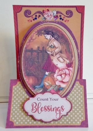 Autumn Days 2 - Upright Z-fold Card Mini Kit by Pam Stubley