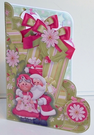 Its Christmas  Scalloped Pocket Card Mini Kit #2 by Pam Stubley