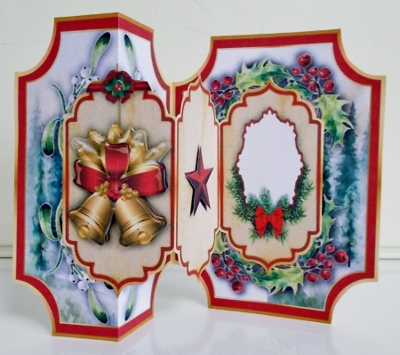 Shaped Z fold Christmas - 22 by Pam Stubley