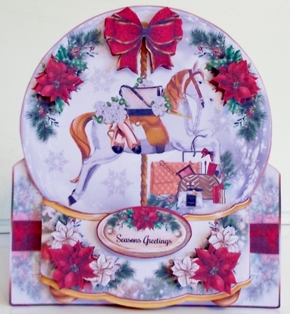 Fashion Pony Snowglobe Shaped Mini Page Kit  by Pam Stubley