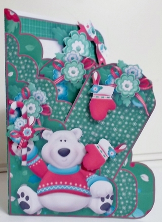 Polar Pals  Scalloped Pocket Card Mini Kit #3 by Pam Stubley