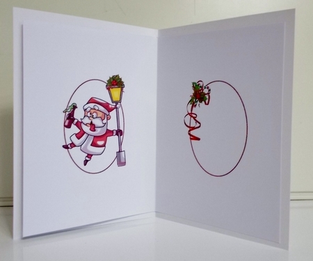 6x6 Santa loves Christmas insert by Pam Stubley
