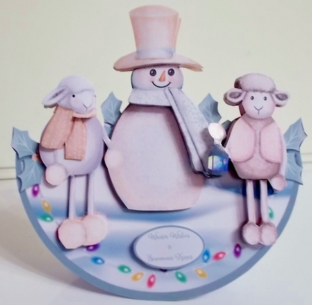 SNOWMEN & FRIENDS BUMPER KIT by Pam Stubley