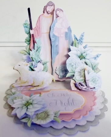 Blessed Holy One #2 Triple Easel Card Kit by Pam Stubley