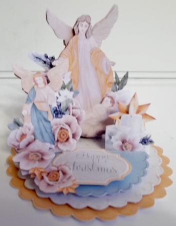 Blessed Holy One #4 Triple Easel Card Kit by Pam Stubley