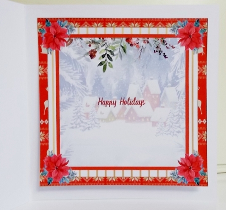 Christmas Poinsettia Insert 1 by Pam Stubley