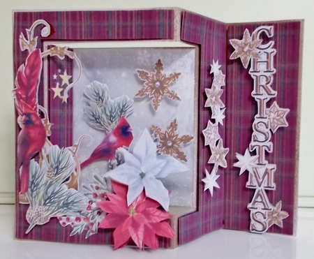 Winter Songbird #1 - Side Panel Step Card & Envelope Kit by Pam Stubley