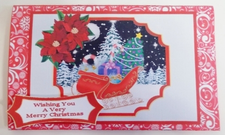 Christmas Sleigh - Money Wallet by Pam Stubley