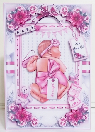 Its A Girl Mini Page Kit  by Pam Stubley