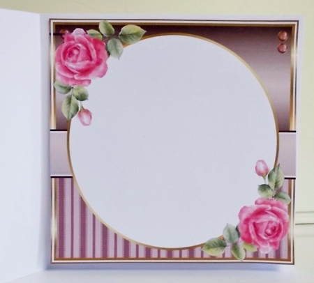 7x7 Lady in Hat BLANK Insert  by Pam Stubley