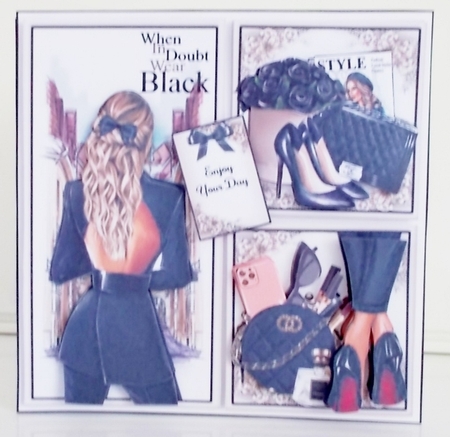 When In Doubt Wear Black Bumper Mini Page Kits  by Pam Stubley