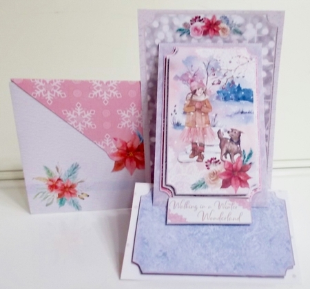 Tales of Winter 1 - Upright Z-fold Card Mini Kit by Pam Stubley