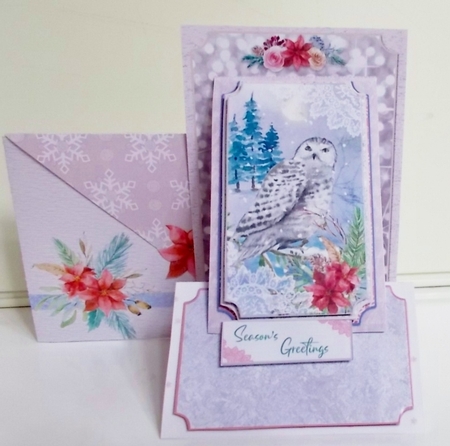 Tales of Winter 3 - Upright Z-fold Card Mini Kit by Pam Stubley