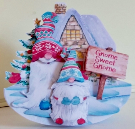 All Roads Lead Gnome 6 Rocker Card Mini Kit by Pam Stubley