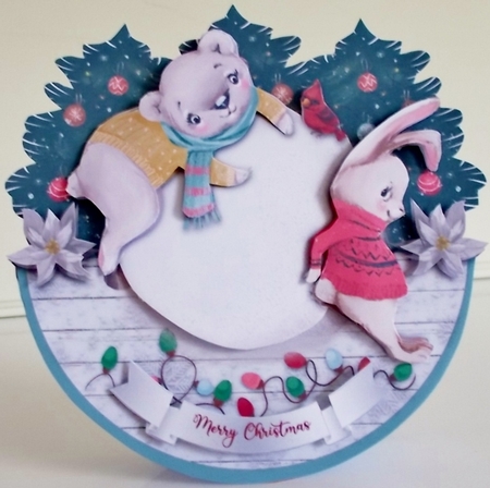 SNOW DAY rocker card by Pam Stubley
