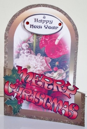 Cutaway Christmas bouquet by Pam Stubley