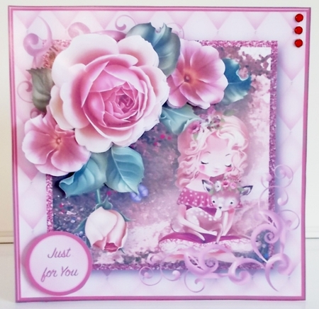 Special Friends - Decoupage Card Mini Kit by Pam Stubley