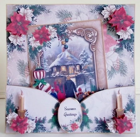 Scenic Christmas Pocket Shaped Bumper Mini Page Kits by Pam Stubley