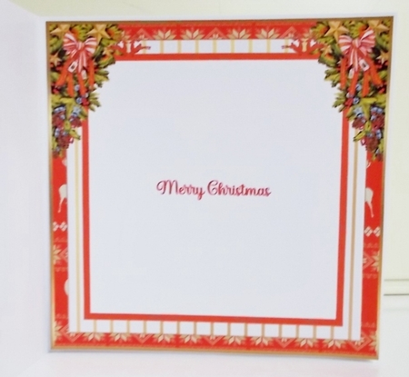 At Home for Christmas 7x7ins Insert 3 by Pam Stubley