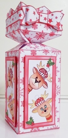 Cracker box Reindeer by Pam Stubley