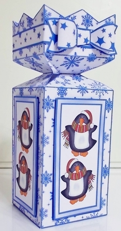 Cracker box Penguins by Pam Stubley