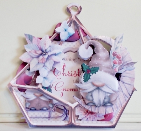 Gnome Other Christmas 1 3d Terrarium Cards & Envelopes Kit by Pam Stubley