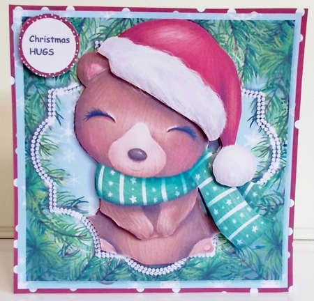 Christmas Bear Mini Kit by Pam Stubley