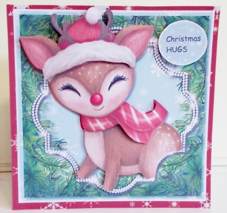 Christmas  Reindeer  Mini Kit by Pam Stubley