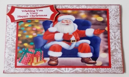 Visit To See Santa - Money Wallet by Pam Stubley