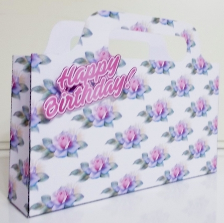 Pretty blush pink roses gift tote bag by Pam Stubley