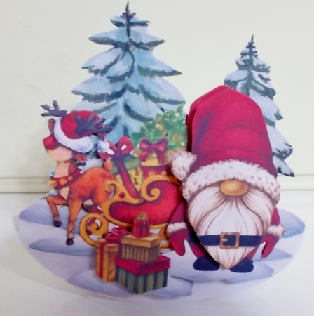 It Will be Gnomely This Christmas 1 Rocker Card Mini Kit by Pam Stubley