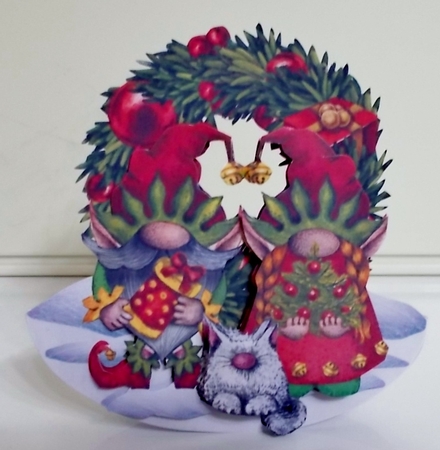 It Will be Gnomely This Christmas 3 Rocker Card Mini Kit by Pam Stubley